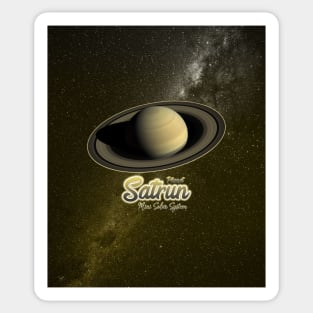 Planet Saturn: Mini Solar System V02 Sticker